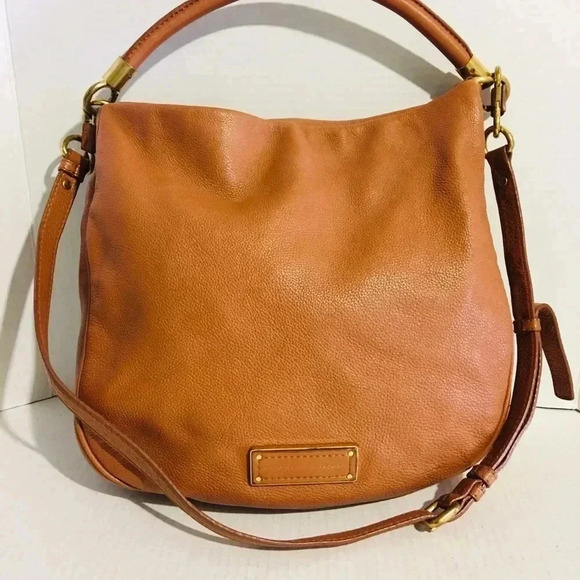Marc by Marc Jacobs Brown/ Orange leather hobo bag - Picture 1 of 8